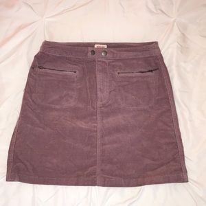 Mossimo Lavender/Purple Corduroy Skirt Size 2